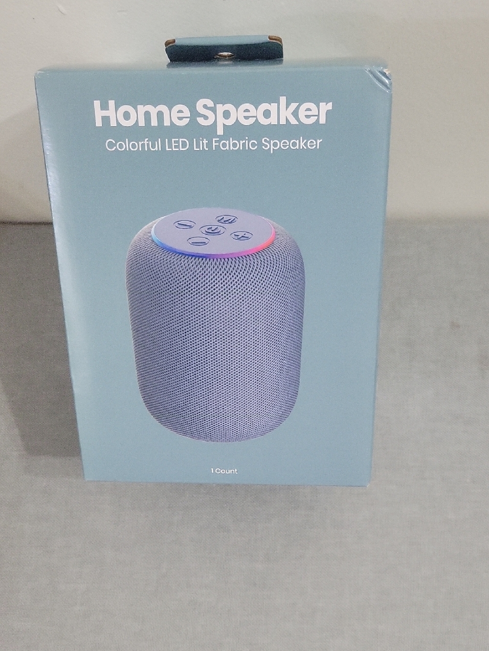 Gems BTSP13 Wireless Bluetooth LED Speaker Blue Portable Fabric NIB
